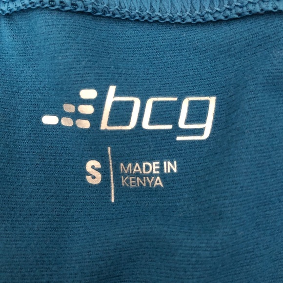 BCG | Women’s Small — Activewear Blue Full Length Stretchy Workout tights - Picture 4 of 5